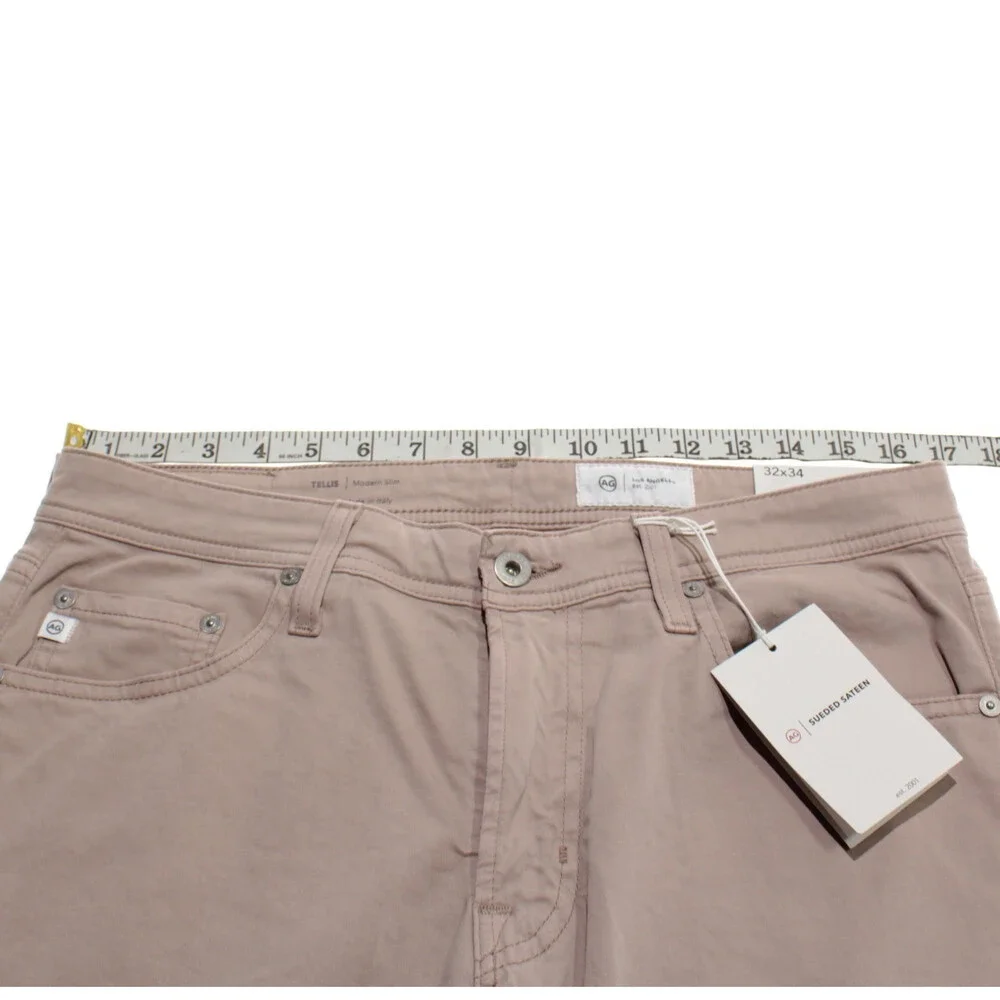 AG Adriano Goldschmied NWT Jeans Size 32 US Tellis Modern Slim in Beige